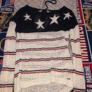Red, White, and Blue Sweater
